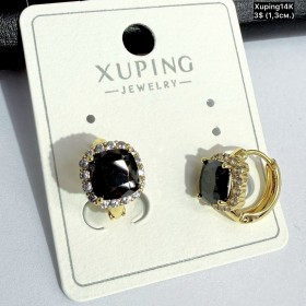 Сережки Xuping14К 10906 (1.3см)